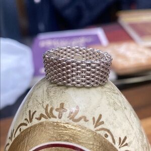 Silver Mesh Ring